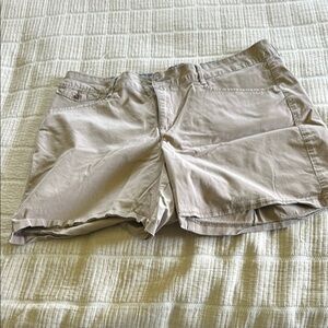 Lee Women's Beige Cargo Shorts